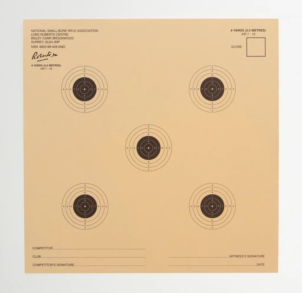 [SSSNSRA026] NSRA Air 7-18 (6 Yard 5 Target Air Rifle)