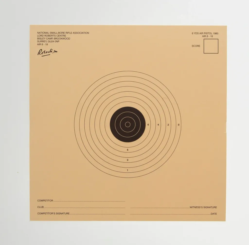 [SSSNSRA027] NSRA Air 8-18 (6 Yard Air Pistol Target)