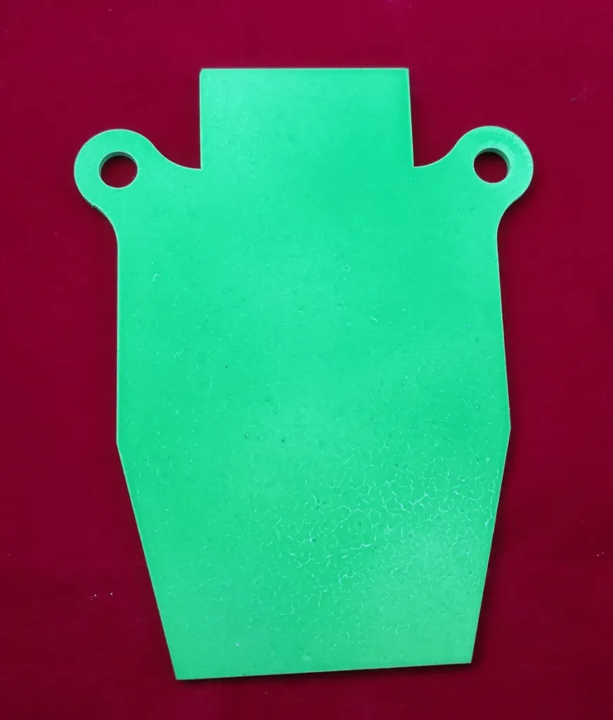 Pistol Silhouette Gong Airgun Target - Single Pack