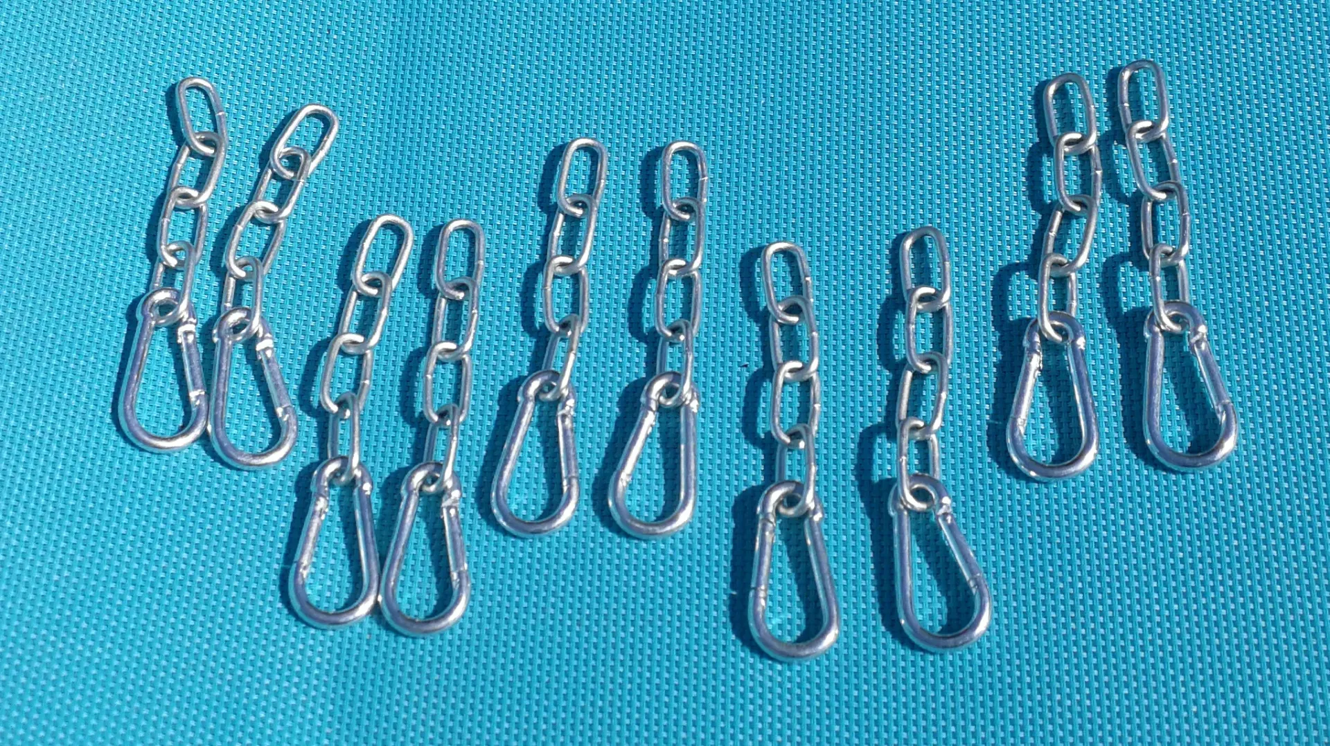 Airgun Target Gong Hanging Chain Set - Pack for Five Gongs