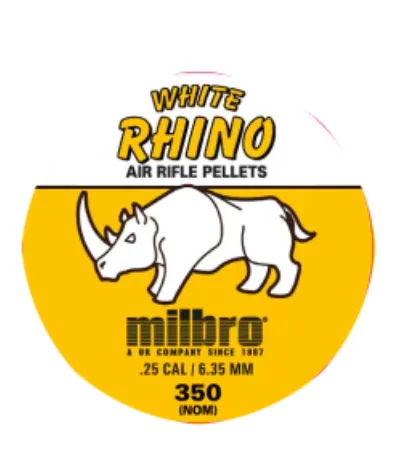 [MILWT350] Milbro White Rhino .25 (6.35mm) Pellets