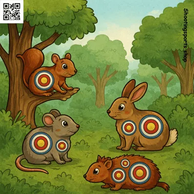 [SSSTGT0021C] Woodland animals - Paper 17cm x 17cm (1)