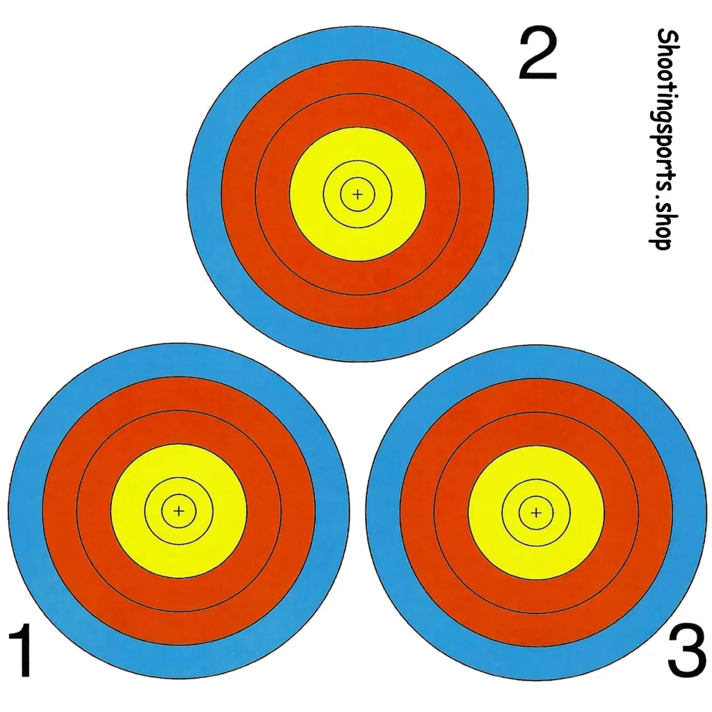 3 Spot Targets - Paper 14cm x 14cm Packs