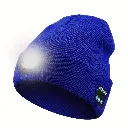 Beanie hat with lamp and music