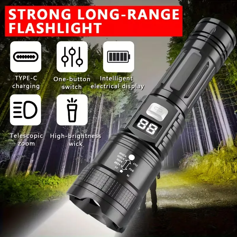 Torch high power rechargable